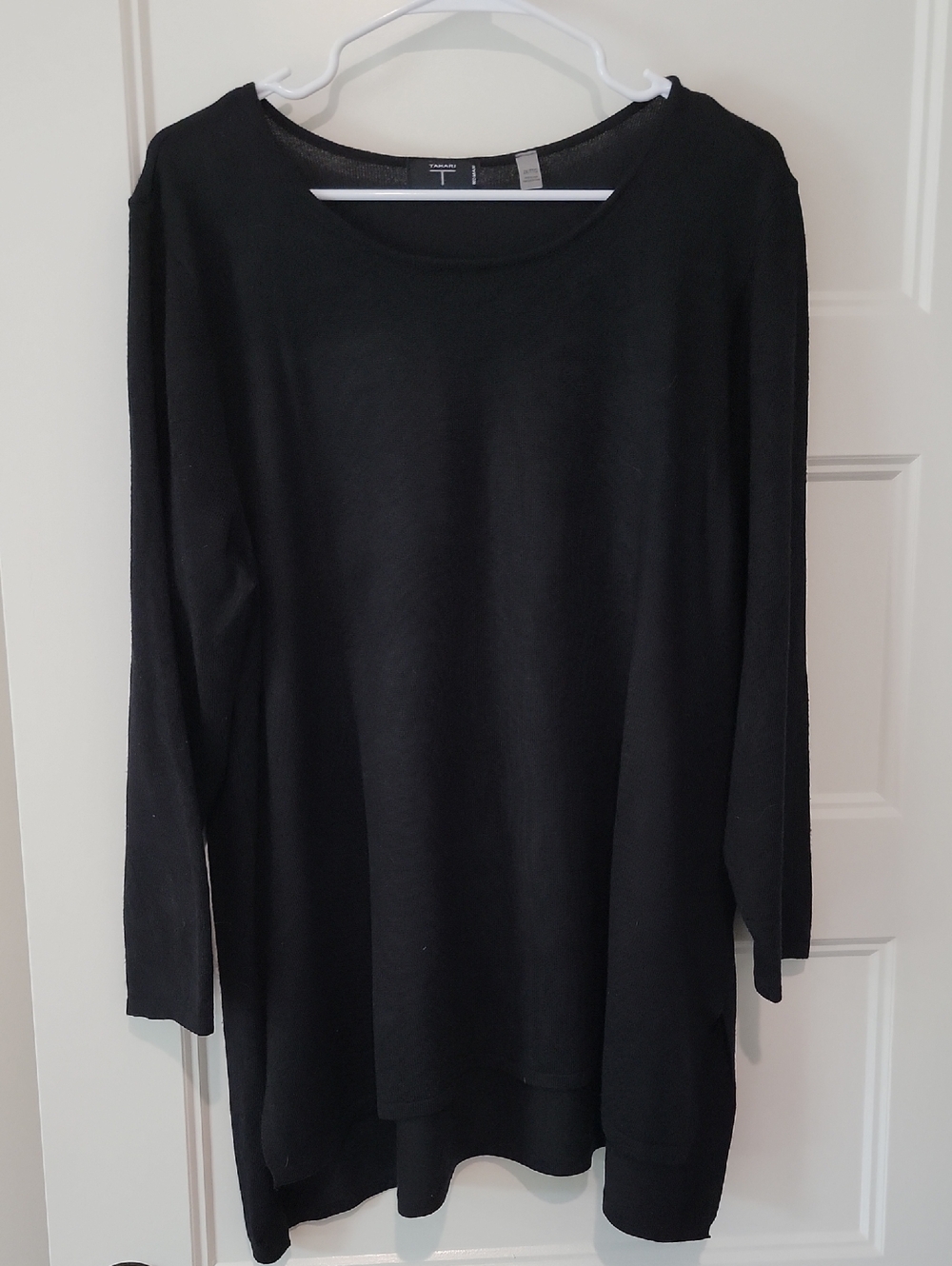 Black Women's Long Sleeve Top - by Tahari